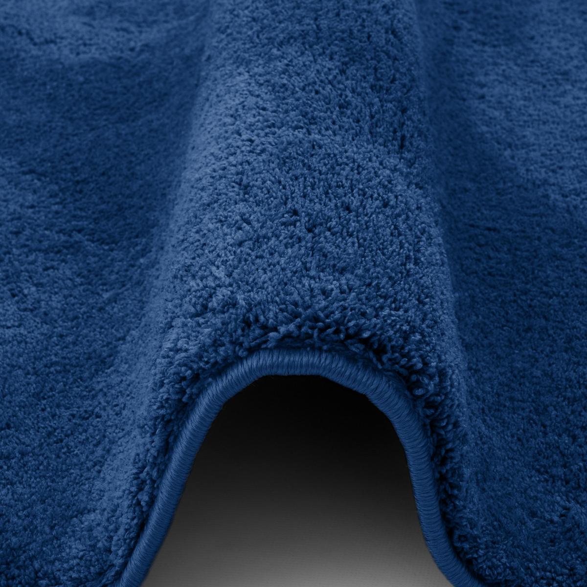 HOCHFLOR LANGFLOR SUPER SOFT TEPPICH SILKY - Dunkelblau, Textil (160/230cm) - Pergamon
