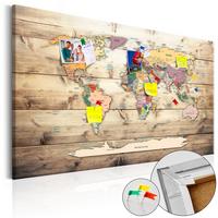 PINNWANDBILDER Bunt 90/60 cm - Multicolor, Naturmaterialien/Textil (90/60cm) - KUNSTLOFT