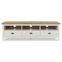 LOWBOARD CAMPO braun - Braun, Holz (158/47/40cm) - IDIMEX