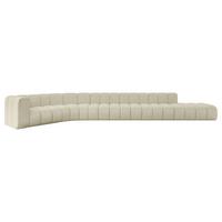 ECKSOFA modulares Sofa Tilmo-L3 - 581x194x70 cm Beige - Beige, Holzwerkstoff/Textil (581/194cm) - ALTDECOR