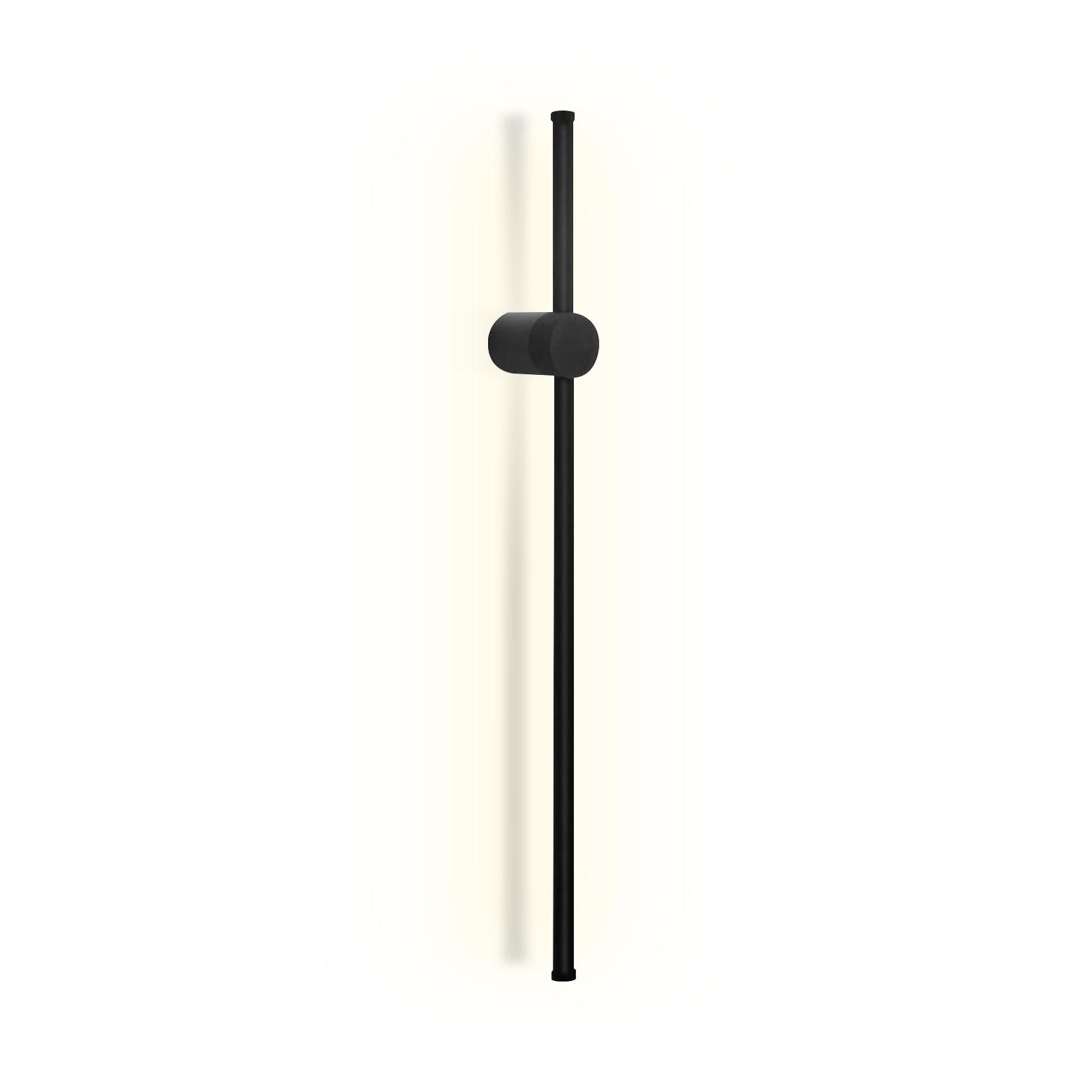 LED - WANDLEUCHTE Flussith (2er-Set) 10.0/6.0/60.0 cm - Schwarz, Metall (10/6/60cm) - ZMH
