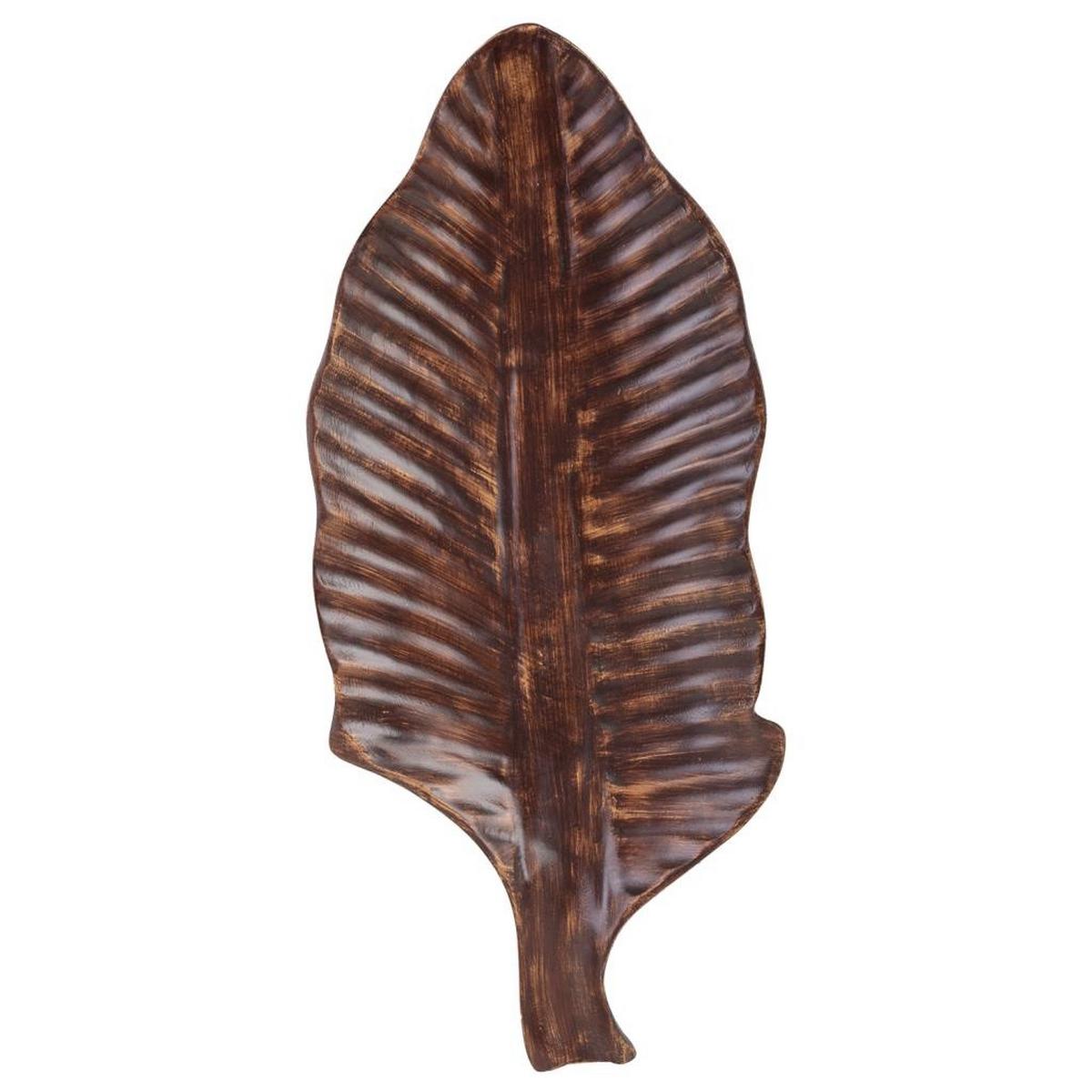 DEKORATIVES OBJEKT, braun, 54x5x24cm - Braun, Stein (4.5cm) - Wanderlust