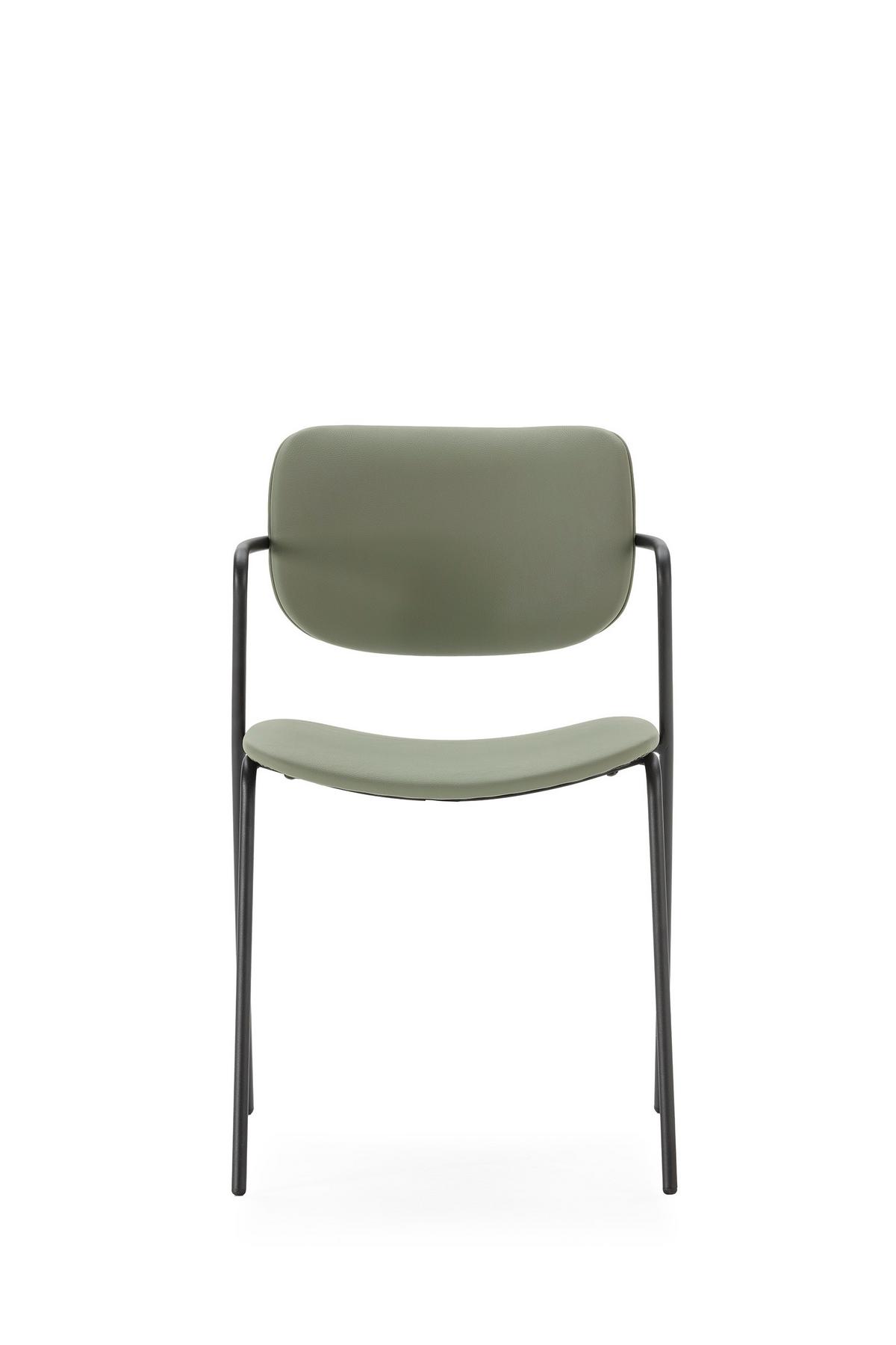 ESSZIMMERSTUHL Maika Grün 49/55/48 cm 2er-Set - Grün, Textil (55/48/49cm) - Calicosy