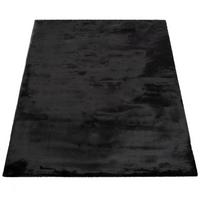 HOCHFLORTEPPICH, einfarbig, Schwarz, 80 x 150 cm - Schwarz, Textil (150/80cm) - KADIMA DESIGN