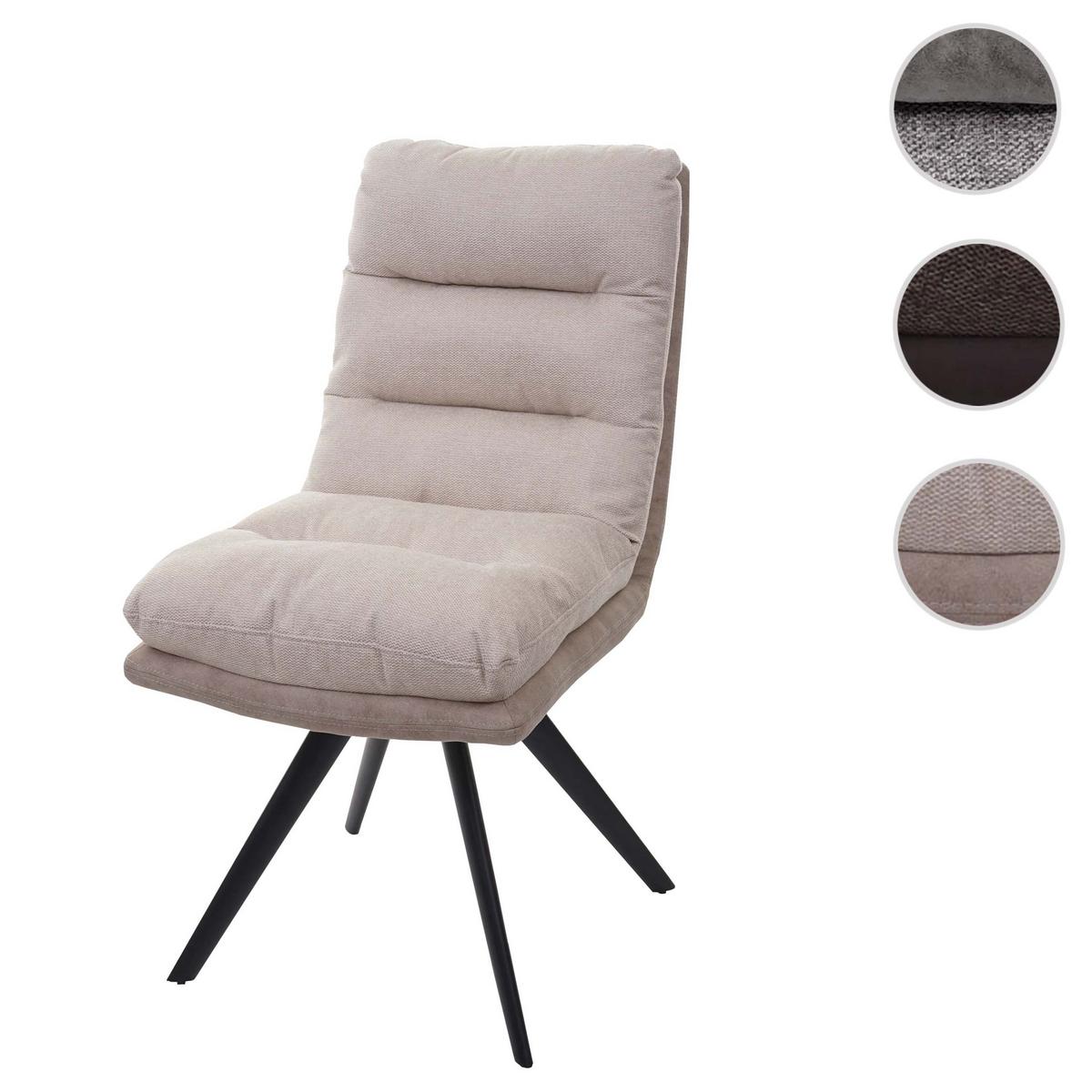 ESSZIMMERSTUHL Cremeweiß - Creme/Weiß, Textil (49/93/68cm) - MCW