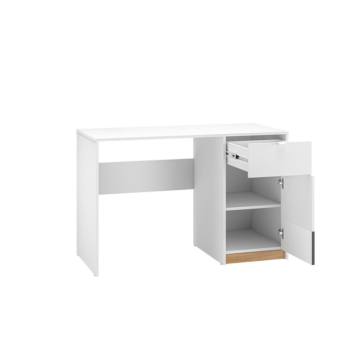 SCHREIBTISCH Ronan Weiß - Weiß, Holzwerkstoff (55/120/79cm) - Petits-meubles