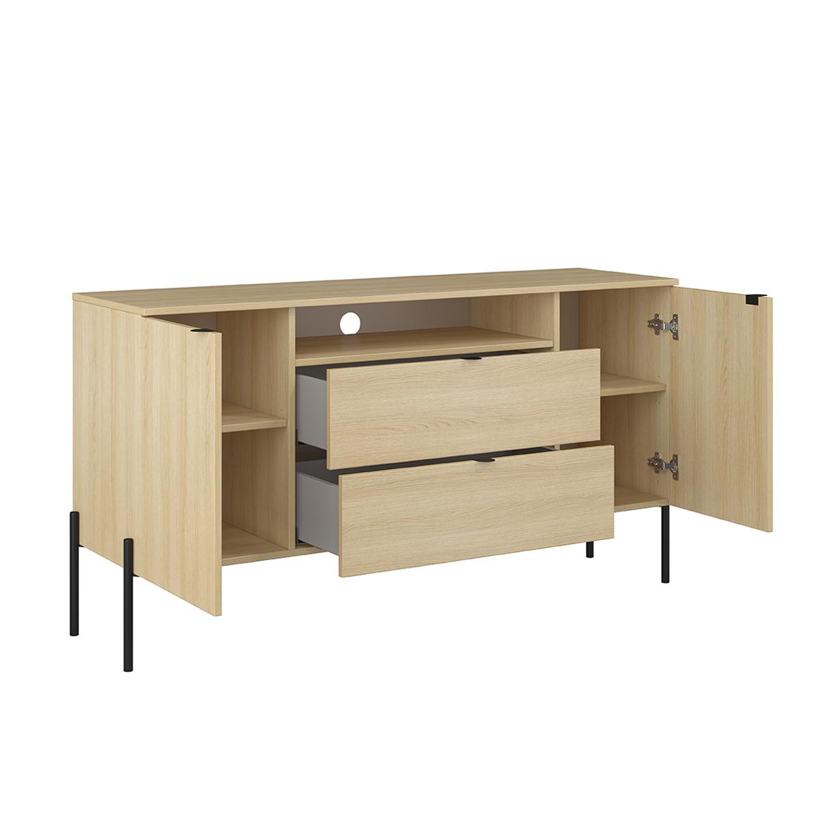 SIDEBOARD Lucilla Holz - Braun, Holzwerkstoff (140/75/40cm) - Petits-meubles