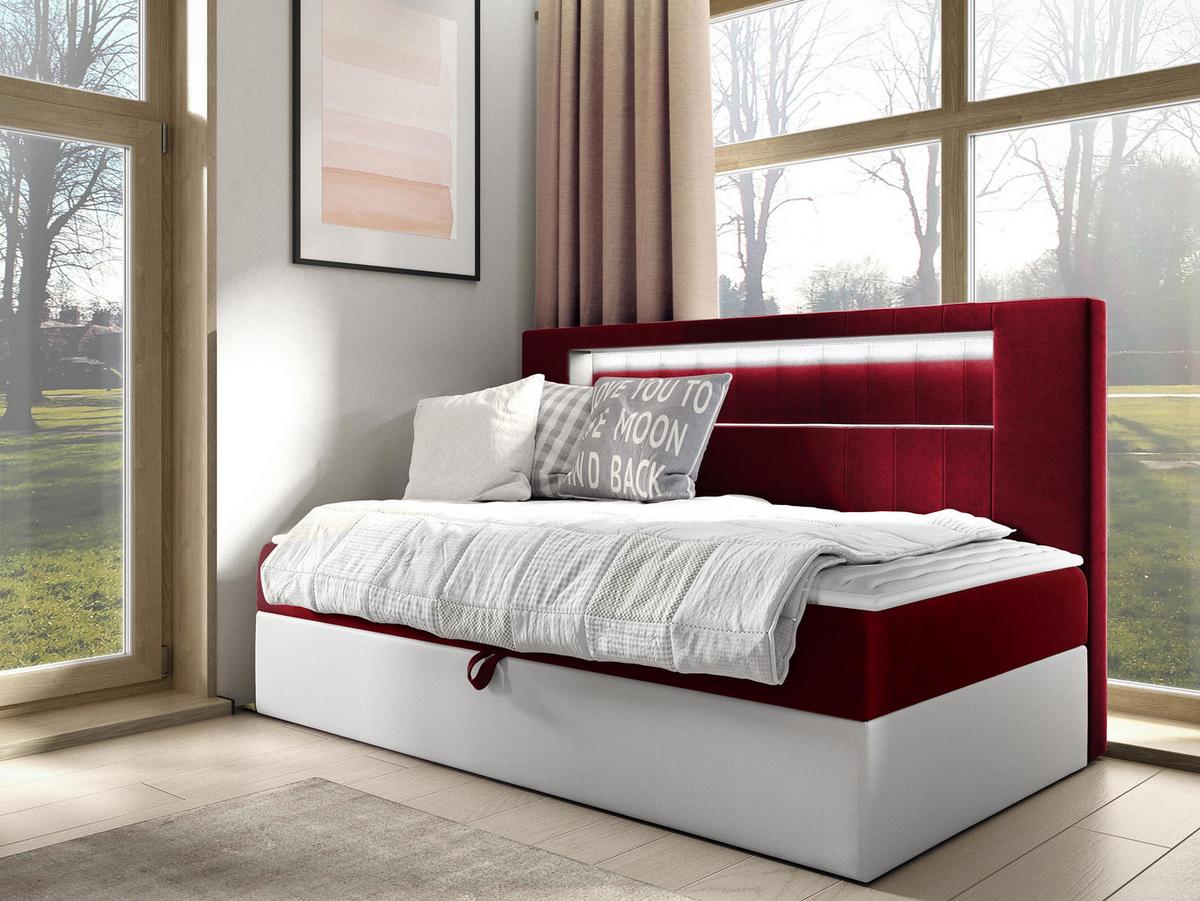 BOXBETT Gold Junior 2 - H3 - Rot/Weiß, Holz (80/200cm) - MIRJAN24