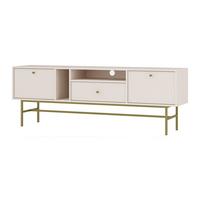 LOWBOARD TORINO 180x40,8x62,5 cm mit 1 Schubladen und 2 Türen Beige - Beige, Holzwerkstoff (180/62.5/40.8cm) - MASSENO