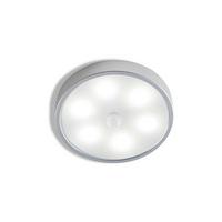 AKKU LED 7,7/7,7/2 cm Unterbauleuchte mit Bewegungssensor - Grau, Kunststoff (7.7cm) - K-Möbel