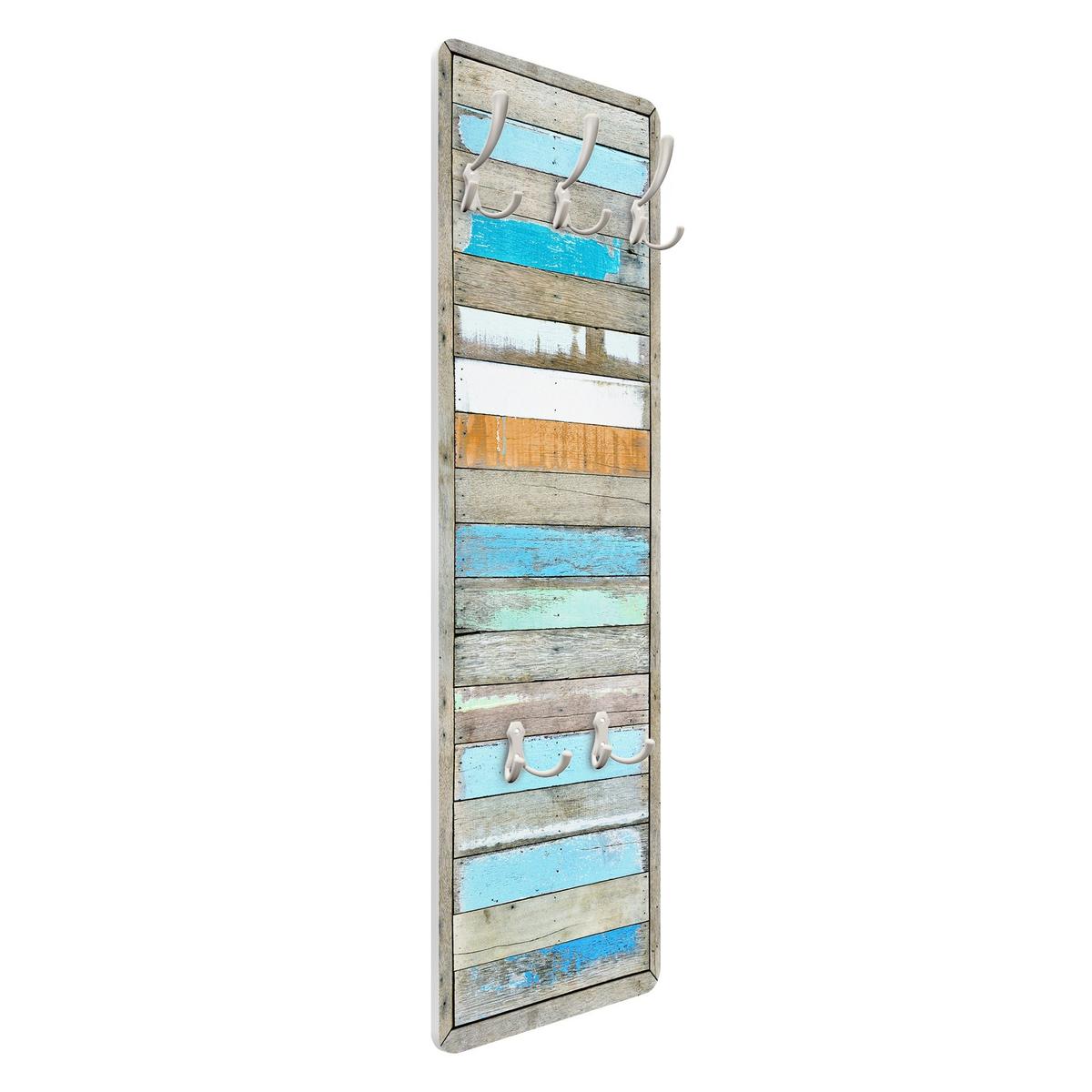 WANDGARDEROBE - Shelves of the Sea 34/105 cm - Blau, Holzwerkstoff (34/105/1.6cm) - Bilderwelten