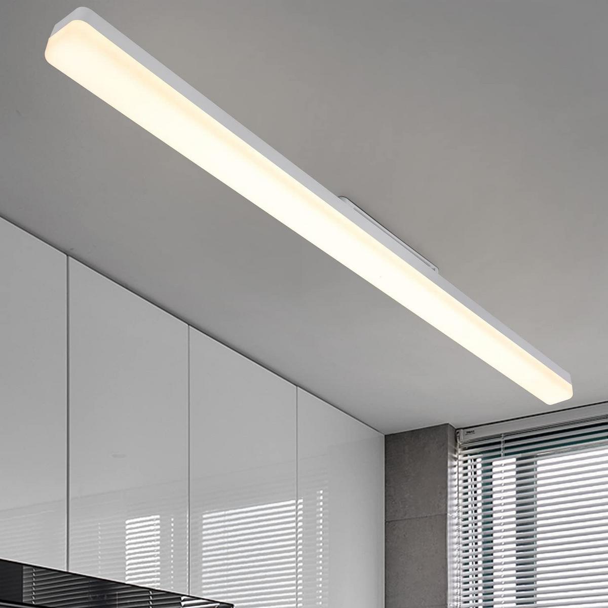 LED-DECKENLEUCHTE Ahri 90/4.5/5cm - Weiß, Metall (90/4.5/5cm) - ZMH