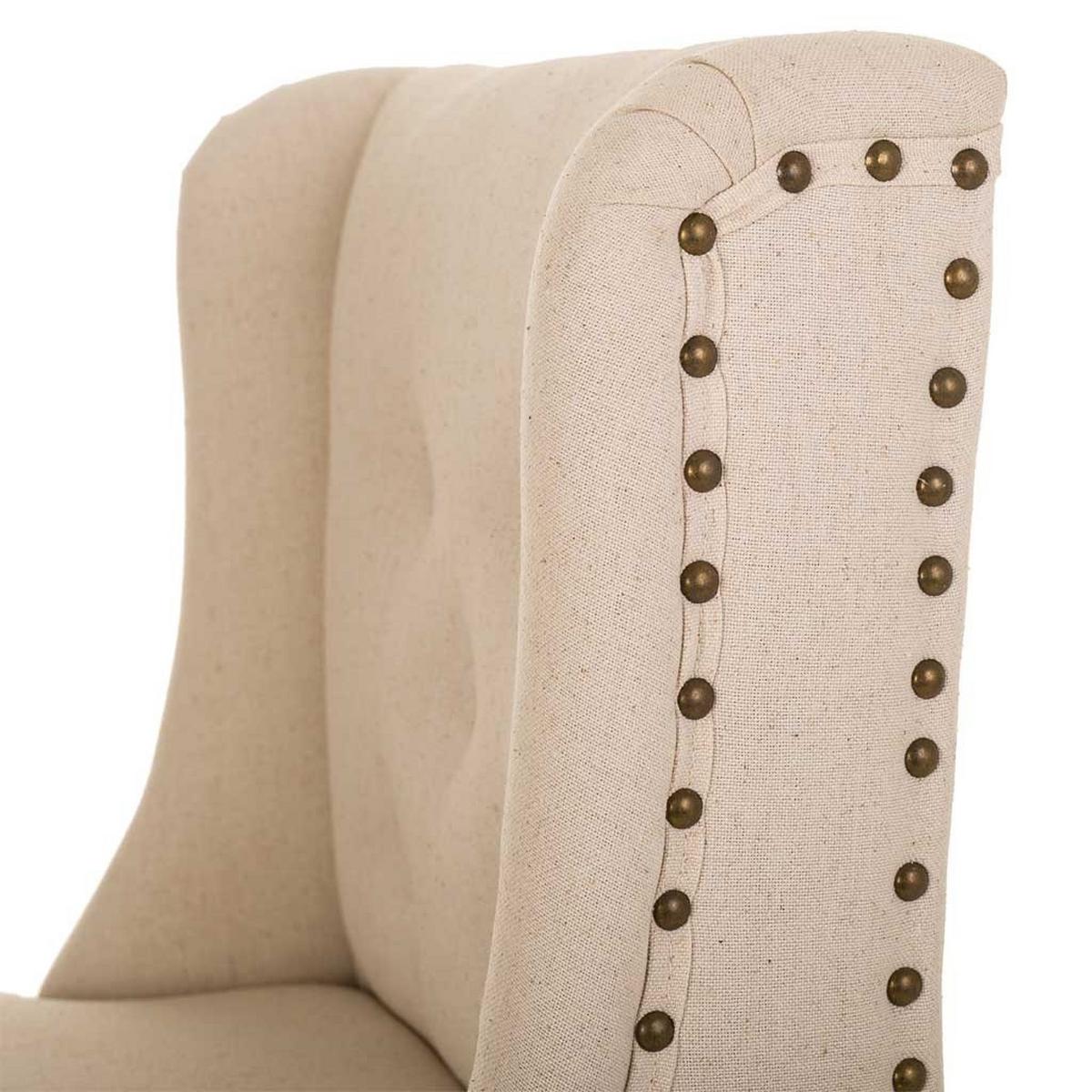 BARHOCKER aus Holz, grau, 48x58x67cm - Beige, Holz (48/104/58cm) - Wanderlust