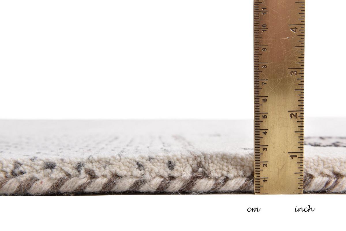 HANDKNÜPFTEPPICH Denver 250x300 cm - Beige, Textil (250/300cm) - THEKO