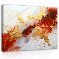 LEINWANDBILD Abstrakt Marmor 100x70 - Multicolor, Holzwerkstoff (100/70cm) - Wallarena