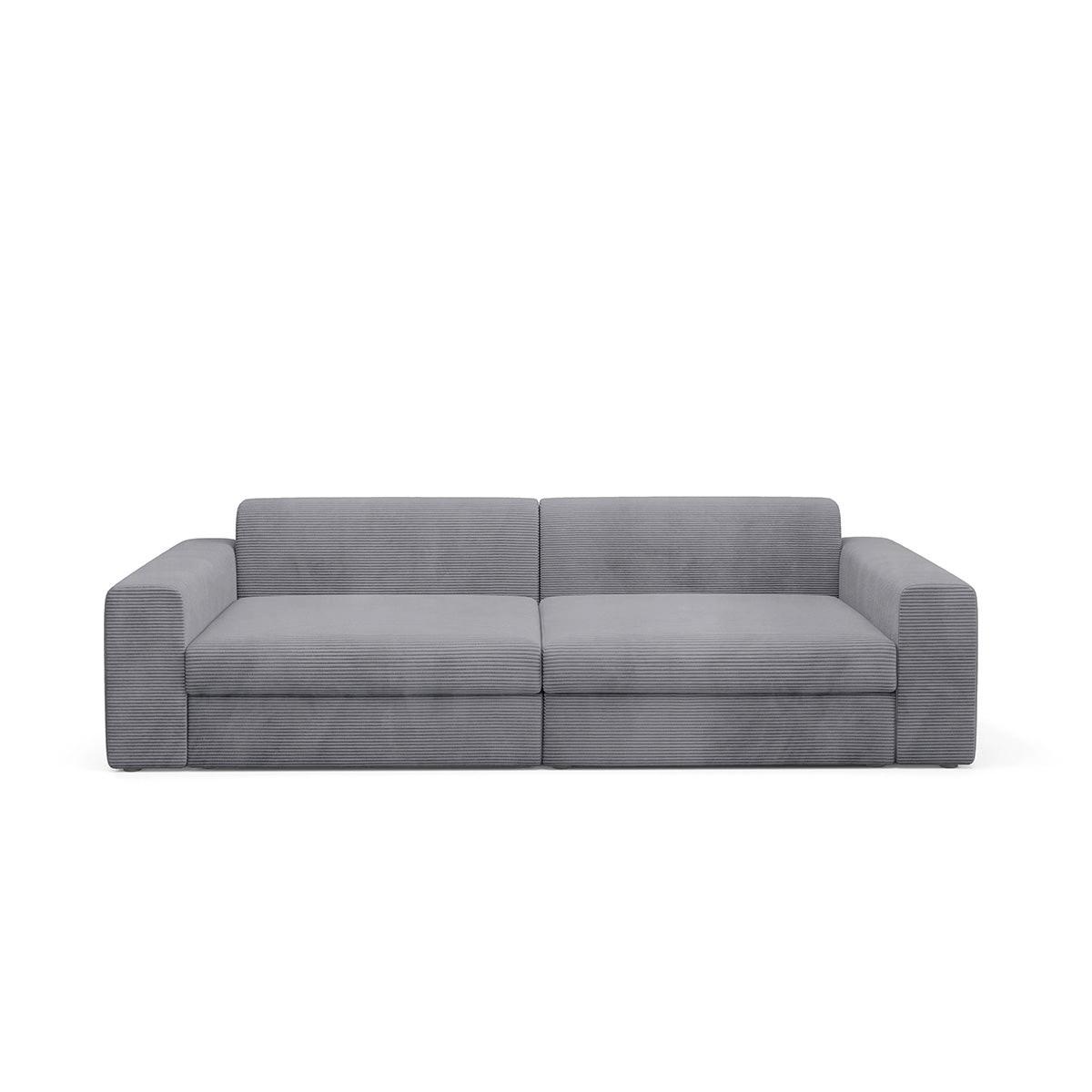 SOFA Paola 3 Sitzplätze Hellgrau - Hellgrau, Holz (272/86/120cm) - Petits-meubles