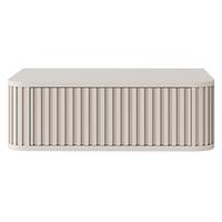 NACHTKONSOLE Ovarlo Greige 63 cm - Taupe, Holzwerkstoff (63.2/20.4/38cm) - Selsey