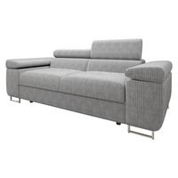 SOFA Torezio 2 Cord - Grau, Holz/Textil (198/90/102cm) - MIRJAN24