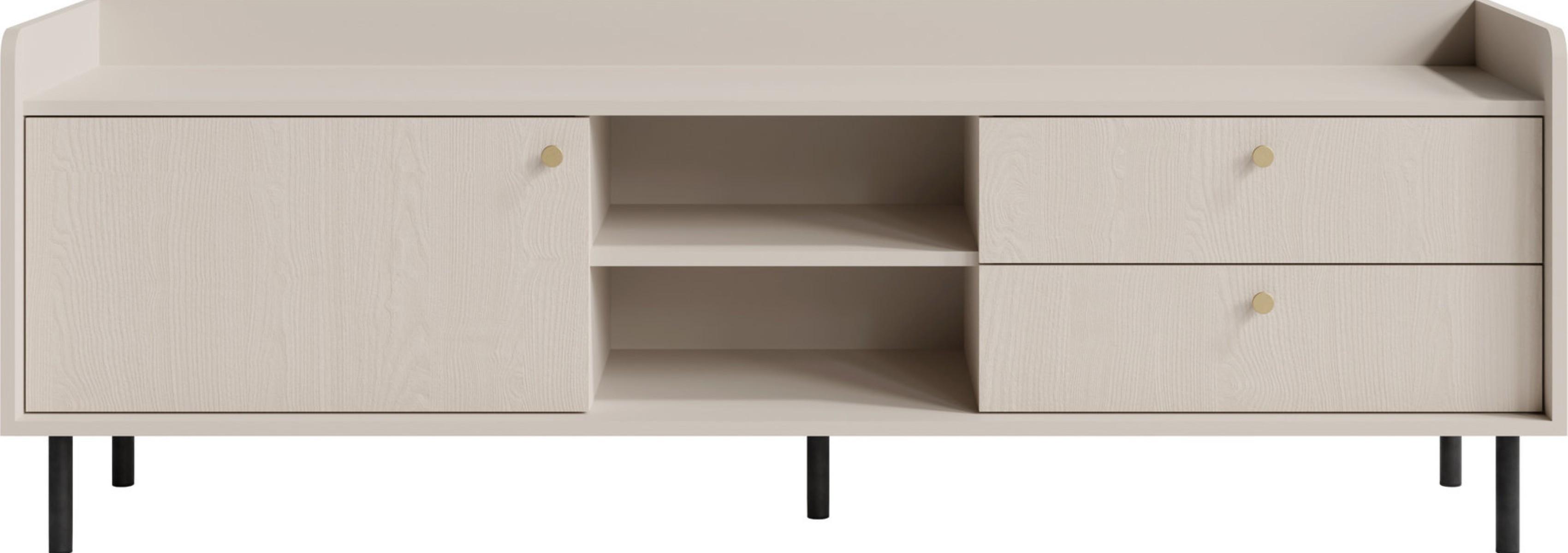 LOWBOARD ASTREA 170/59/42 cm, Beige - Beige, Holzwerkstoff (170/59/42cm) - MASSENO