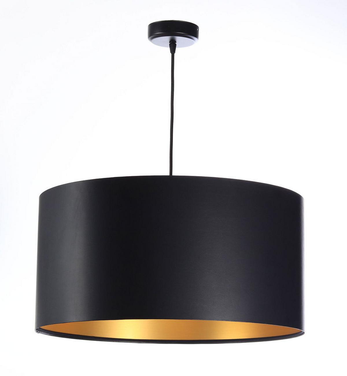 HÄNGELEUCHTE Gold 60/30 cm - Goldfarben/Schwarz, Kunststoff (60/1.1/30cm) - ONZENO