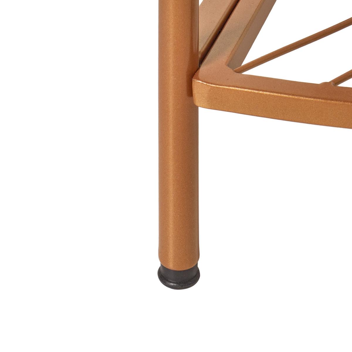 KLEIDERSTÄNDER Metall Gold 160 cm Lawton - Goldfarben, Metall (53/160/37cm) - Beliani