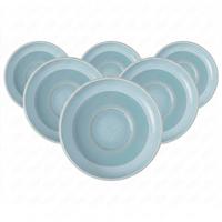 ESPRESSOUNTERTASSEN Perlemor Aqua blau ø 12 cm 6er Set - Blau, Keramik (12cm) - like.Villeroy & Boch