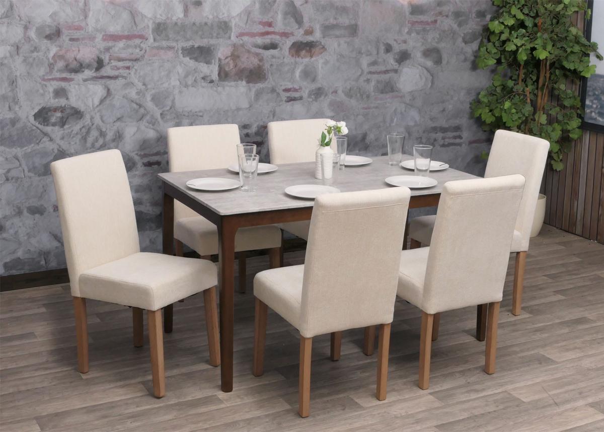 ESSZIMMERSTUHL Cremeweiß 2er-Set - Weiß, Textil (42/90/50cm) - MCW