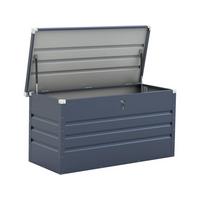 GARTENSCHRANK - GARTENTRUHE store Grau - Grau, Holz (61/60/132cm) - Habitat Garten