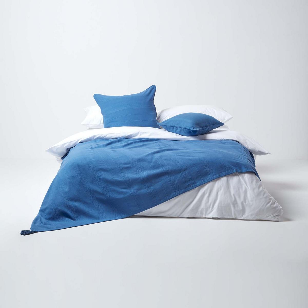 TAGESDECKE Rajput 255/360 cm, 100% Baumwolle - Blau, Textil (225/360cm) - Homescapes