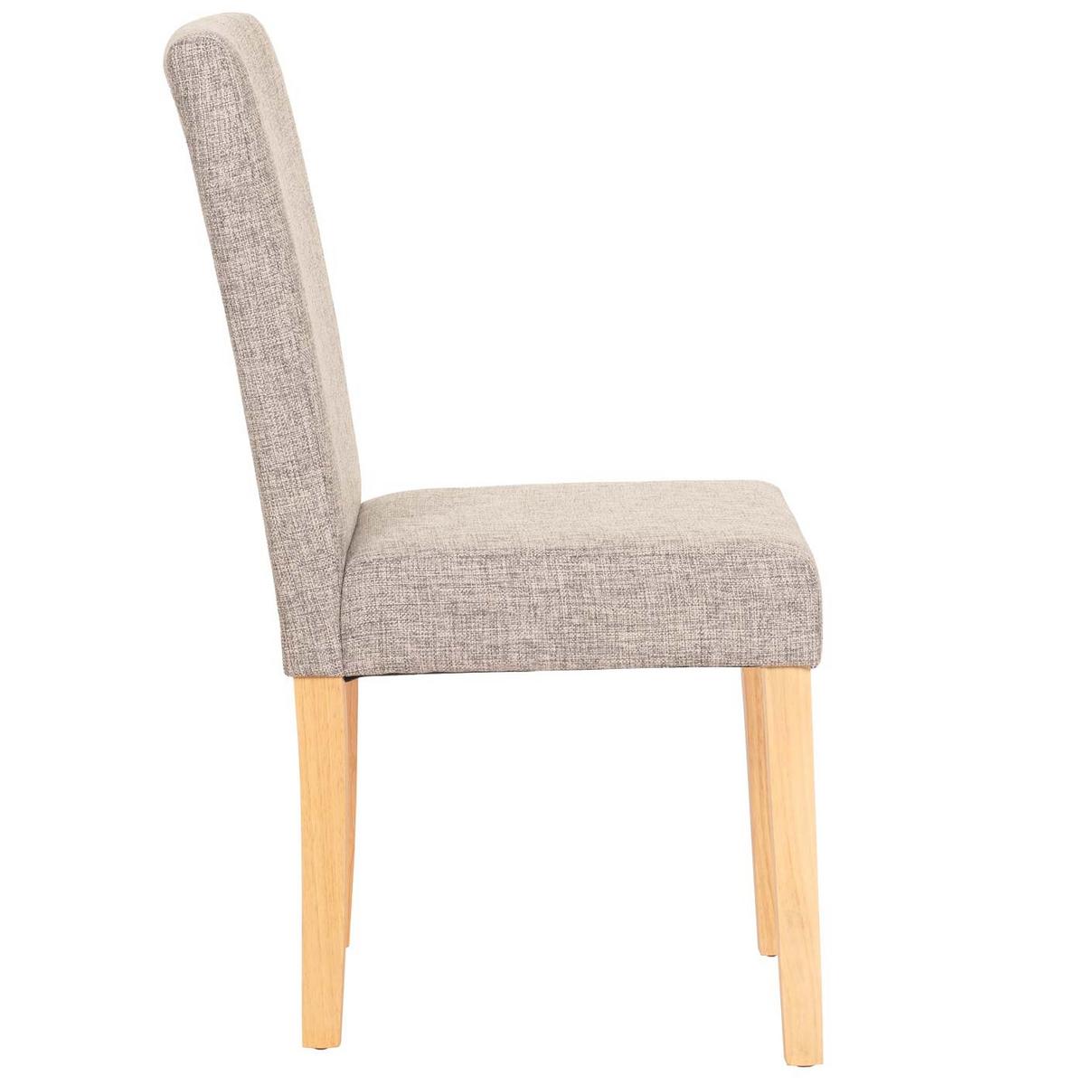 ESSZIMMERSTUHL Grau, Braun 4er-Set - Braun/Grau, Textil (43/90/56cm) - MCW