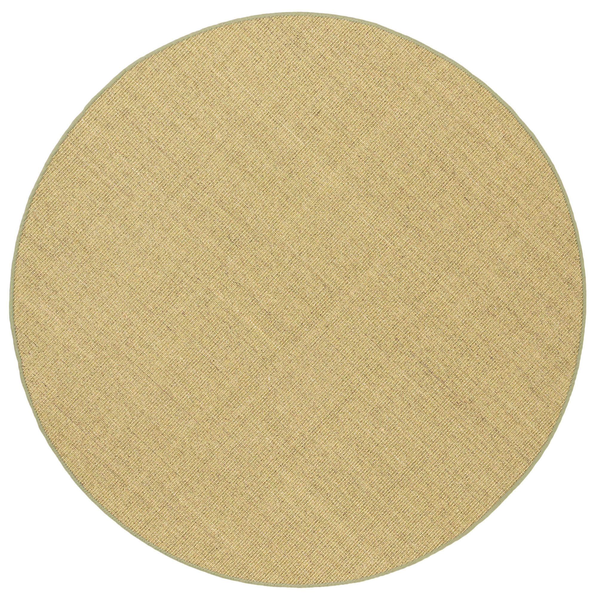SISAL NATUR TEPPICH RUND - Grün, Textil (160/160cm) - Snapstyle