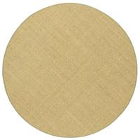 SISAL NATUR TEPPICH RUND - Grün, Textil (100/100cm) - Snapstyle
