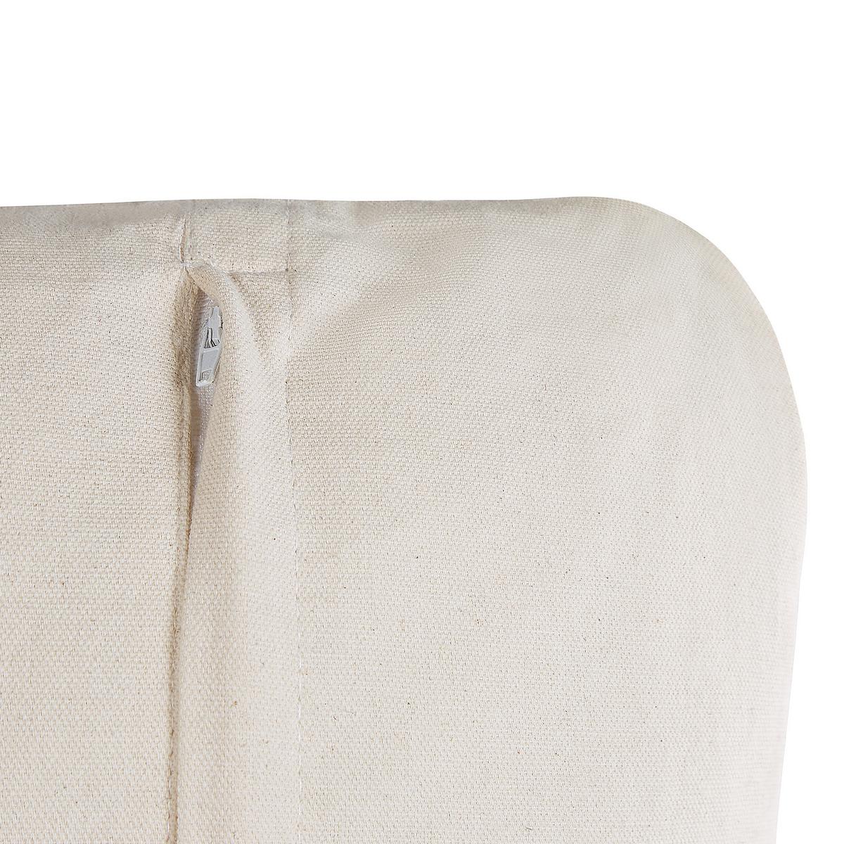DEKOKISSEN 2er-Set Creme 45/45 cm Andirin - Creme, Naturmaterialien/Textil (45/45cm) - Beliani