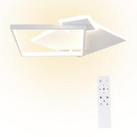 LED-DECKENLEUCHTE Maximi 46/46/8 cm - Weiß, Metall (46/46/8cm) - Nettlife