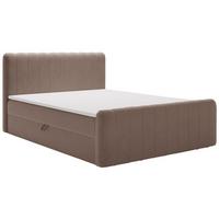 BOXBETT Osteno 140x200 Braun - Braun, Holz/Textil (140/200cm) - Graingold