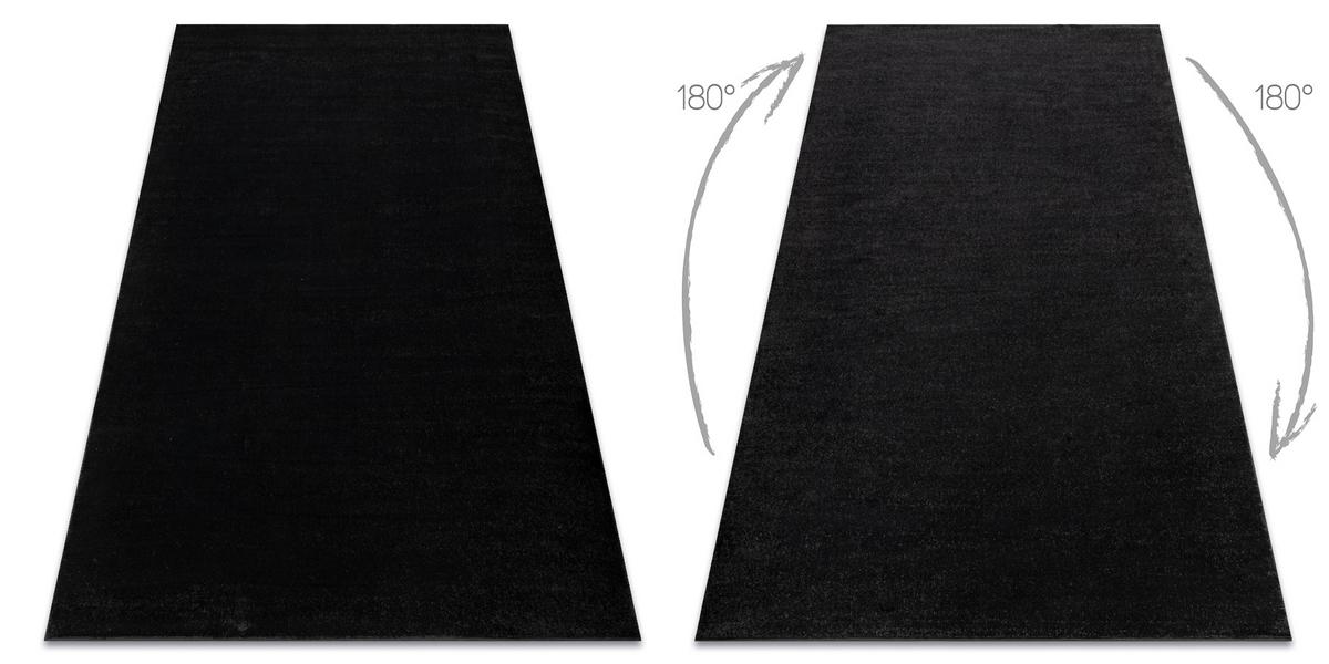 TEPPICH Softy 140/190 cm - Schwarz, Textil (140/190cm) - rugsX