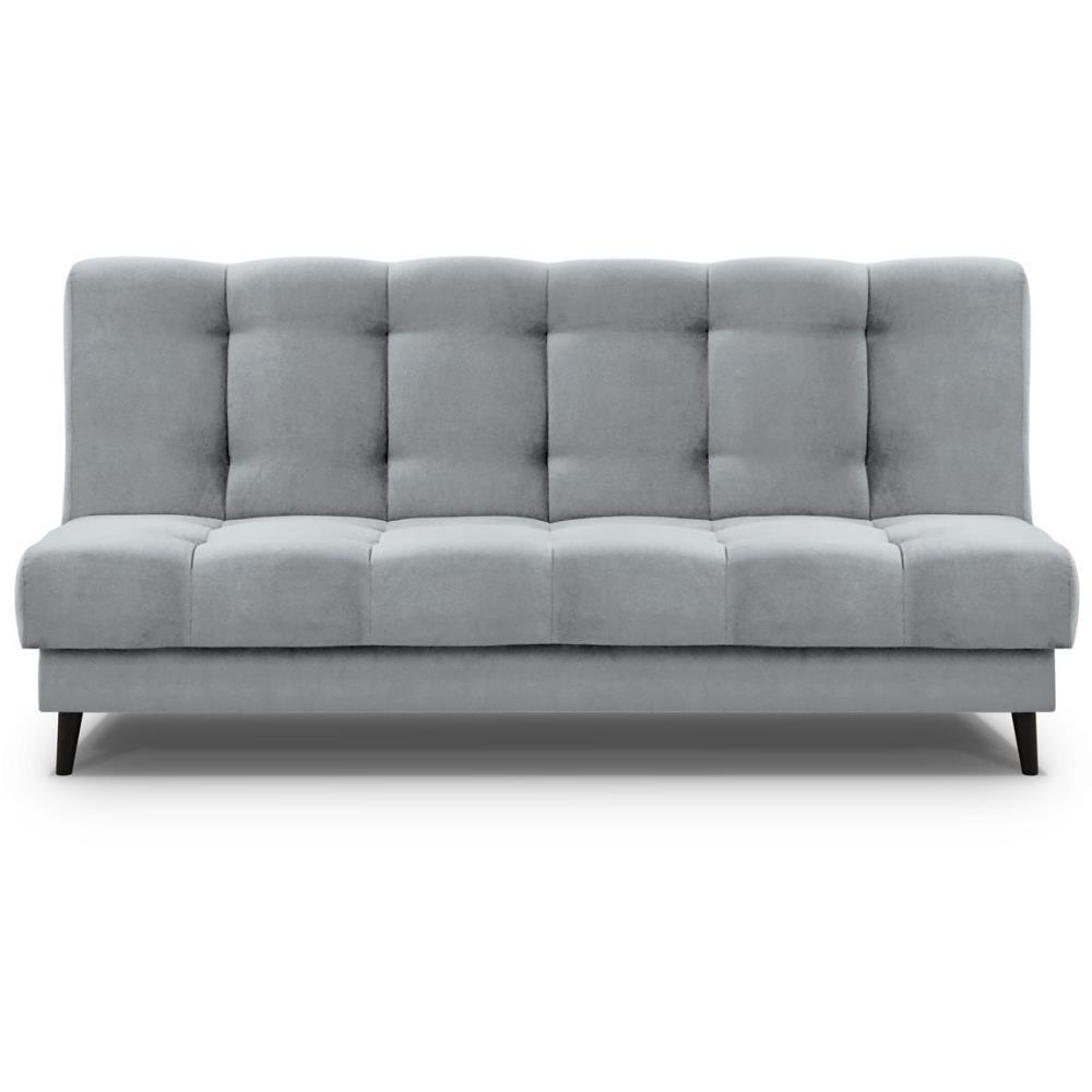 3-SITZER Schlafsofa Nancy hellgrau - Hellgrau, Holz/Textil (220/89/93cm) - Beautysofa