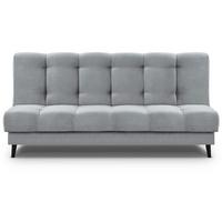 3-SITZER Schlafsofa Nancy hellgrau - Hellgrau, Holz/Textil (220/89/93cm) - Beautysofa