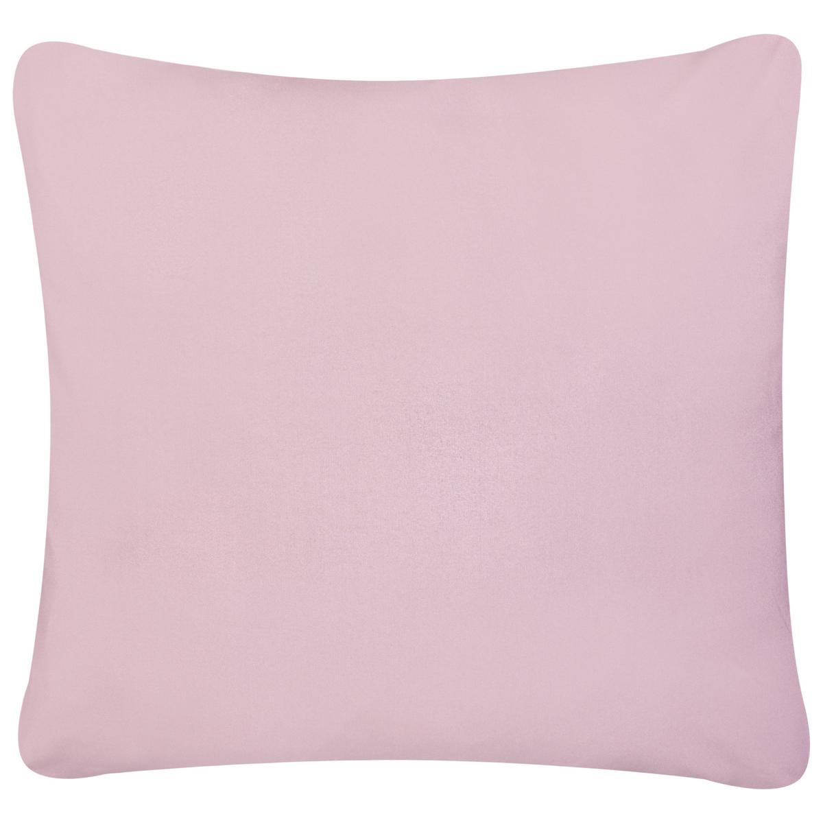 GARTENKISSEN 3er-Set Bunt 45/45 cm Sammit - Pink/Beige, Textil (45/10/45cm) - Beliani