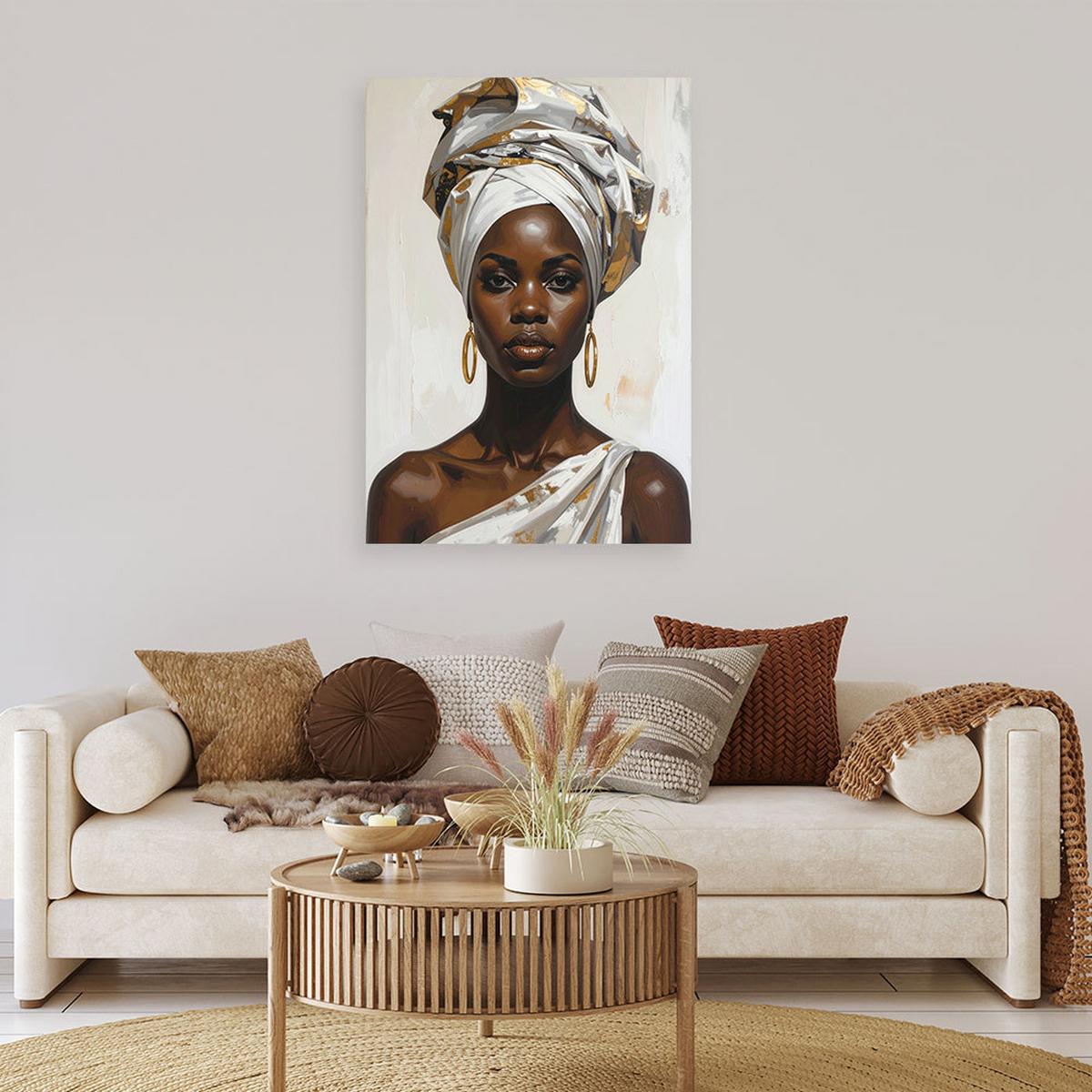 LEINWANDBILD Menschen & Charaktere 40x60cm - Weiß, Textil (40/60cm) - Feeby