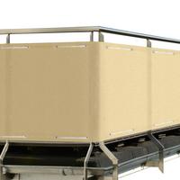 BALKONUMSPANNUNG SolVision HB2 90/500 cm Creme Polyethylen - Creme, Kunststoff (500/90cm) - Sol Royal