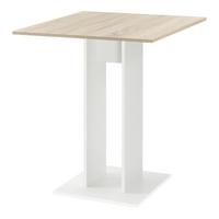 KÜCHENTISCH Lindesnes - Eichefarben/Weiß, Holzwerkstoff (65/65/78cm) - [en.casa]