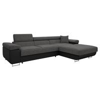 ECKSOFA Torezio Mini, Seite: Rechts - Dunkelgrau, Holz/Textil (280/170cm) - MIRJAN24