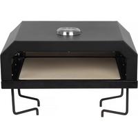 HOLZKOHLENGRILL pizzello Schwarz - Schwarz, Metall (35/28/40cm) - Habitat Garten