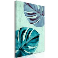 KUNSTDRUCK Grün 80/120 cm - Grün, Textil (80/120cm) - KUNSTLOFT