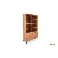BÜCHERREGAL LEON 97x45 Kernbuche - Kernbuche, Holz (97/176/45cm) - byoak