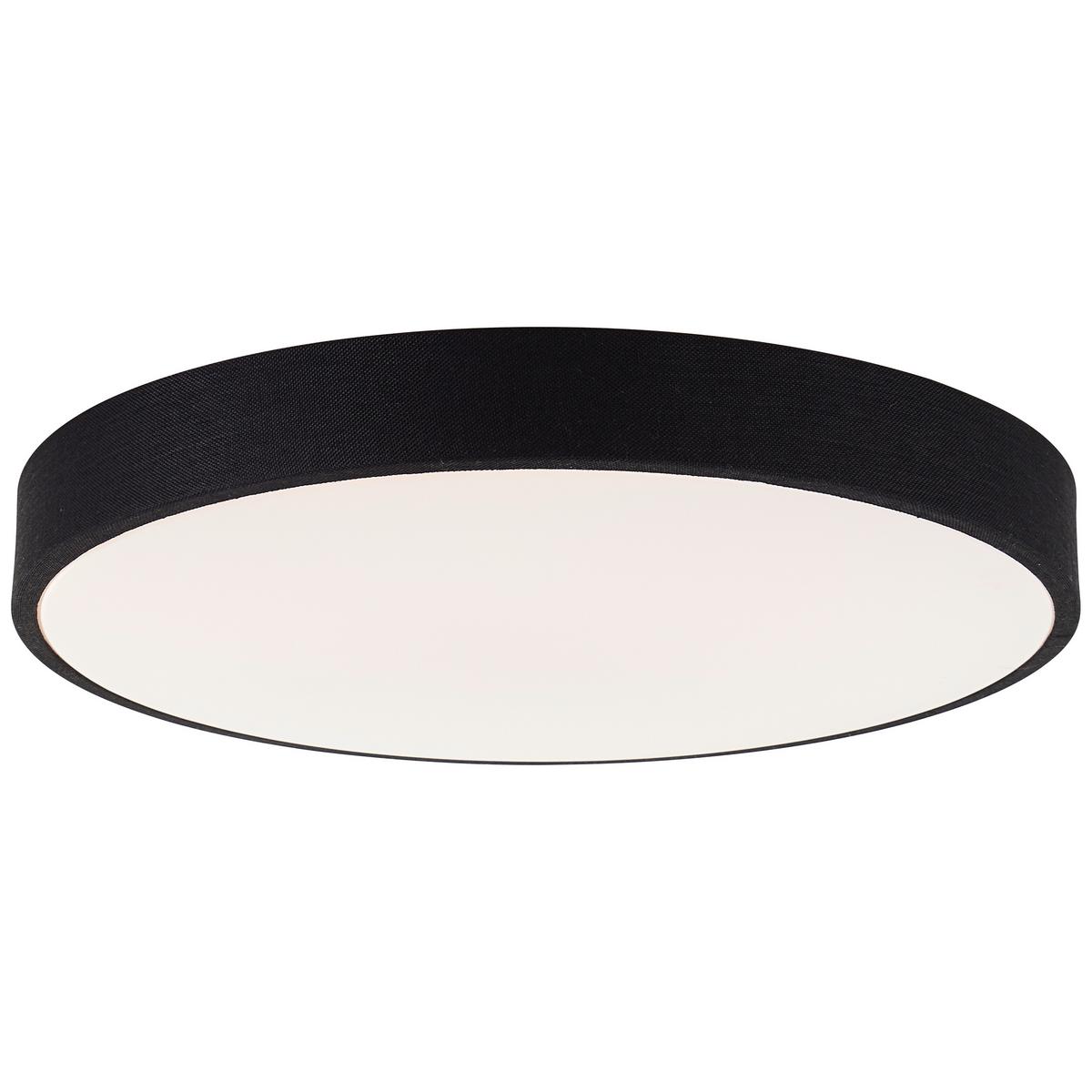 DECKENLEUCHTE Filiz G80821/76 - Schwarz, Metall (49/49/8cm) - Brilliant