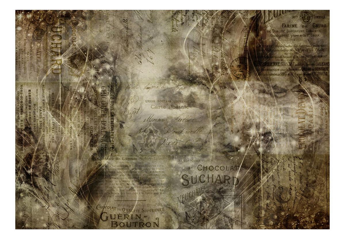 SELBSTKLEBENDE FOTOTAPETE 196/140 cm - Braun/Grau, Kunststoff/Textil (196/1cm) - KUNSTLOFT