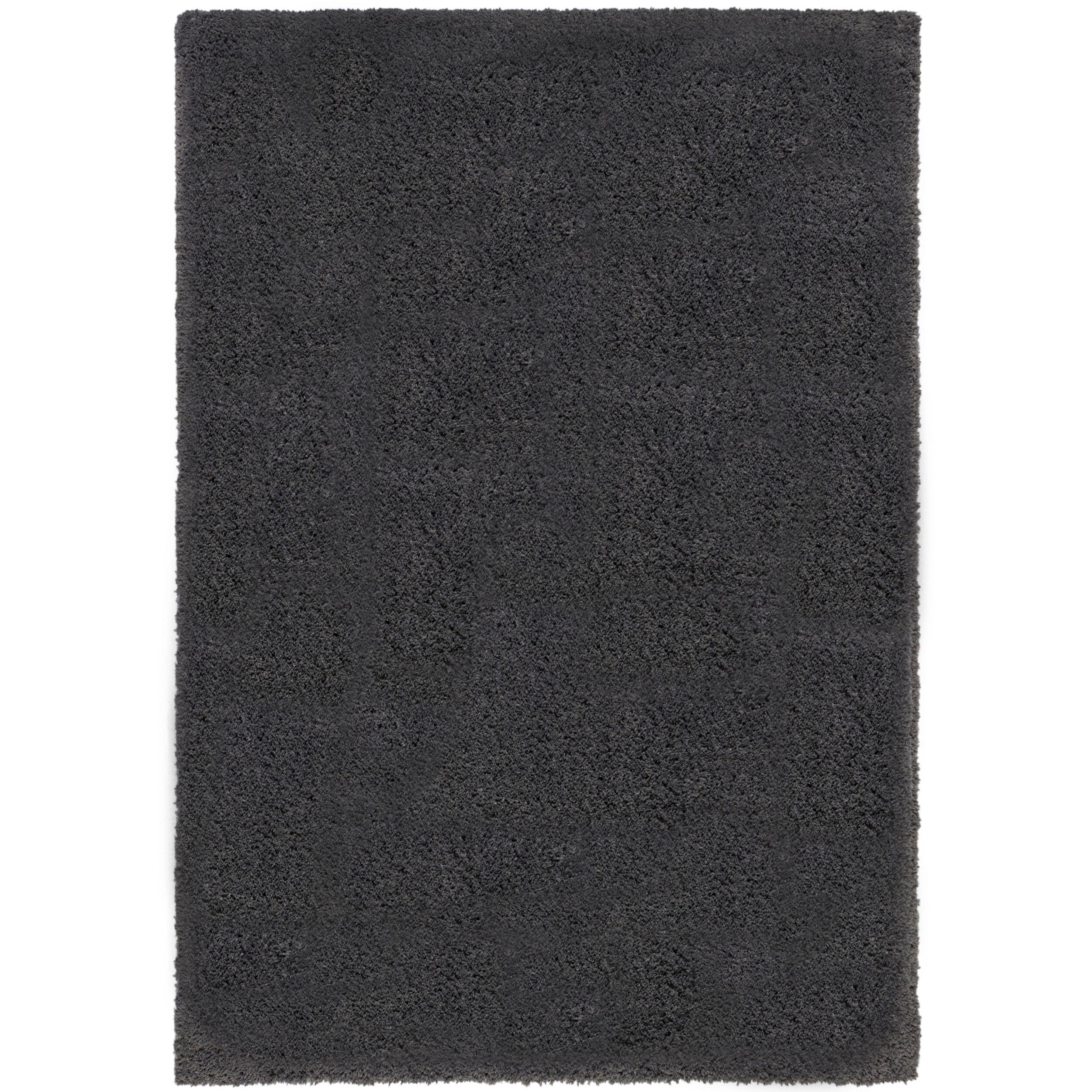 TEPPICH LYNE, einfarbig, Anthrazit, 200 x 290 cm - Anthrazit, Textil (290/200cm) - KADIMA DESIGN