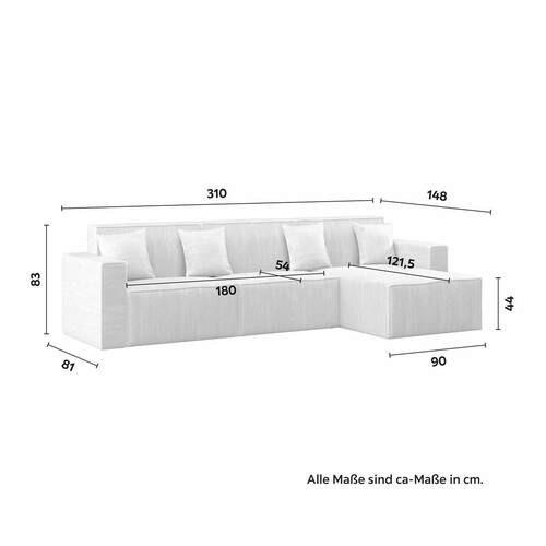 AUSSTELLUNGSSTÜCK ECKSOFA MILO